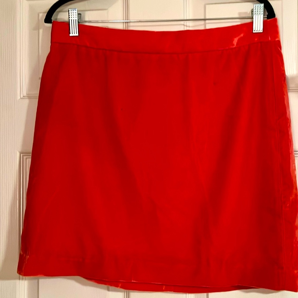 J Crew velvet skirt, new with tags.